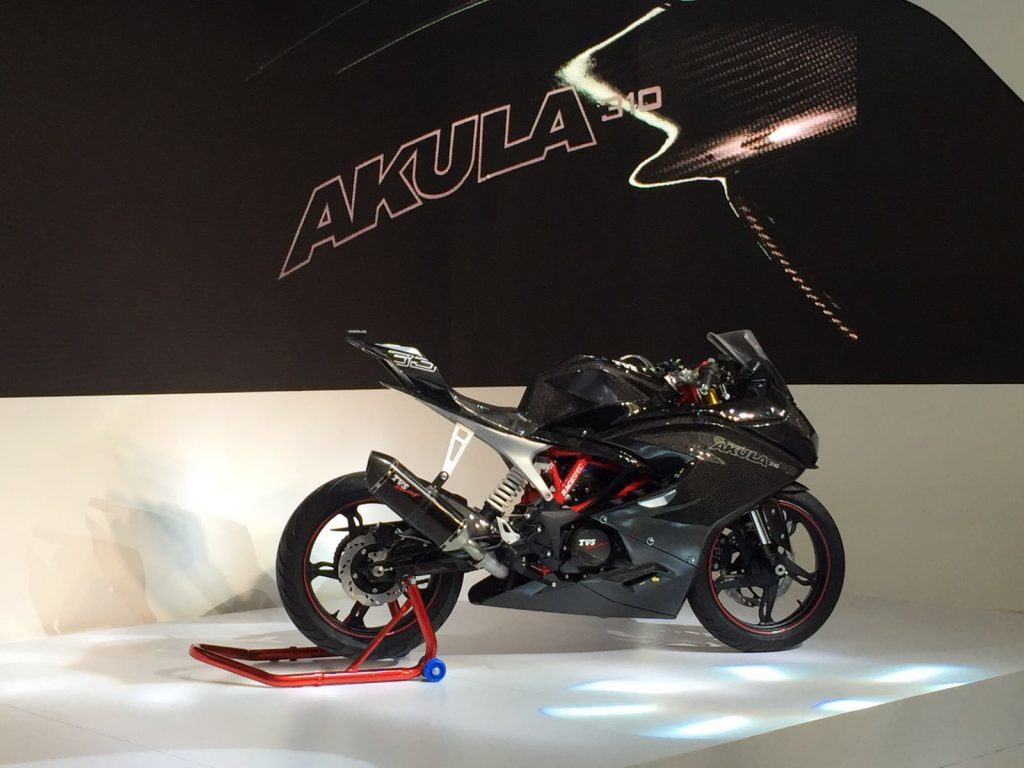 tvs-akula-auto-expo-2016 tvs bikes at auto expo 2016