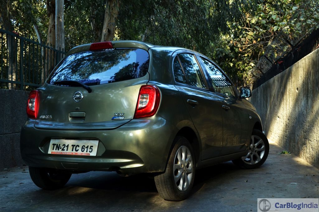 Nissan Micra CVT Review Photos Rear Angle