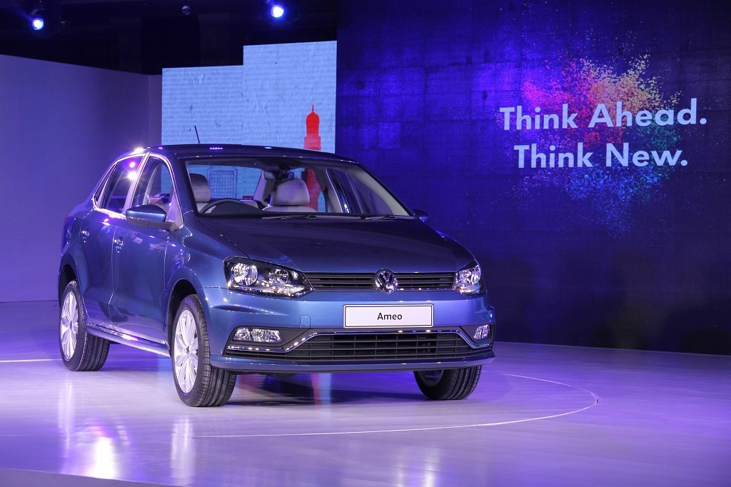 Volkswagen Cars at Auto Expo 2016 Volkswagen ameo compact sedan
