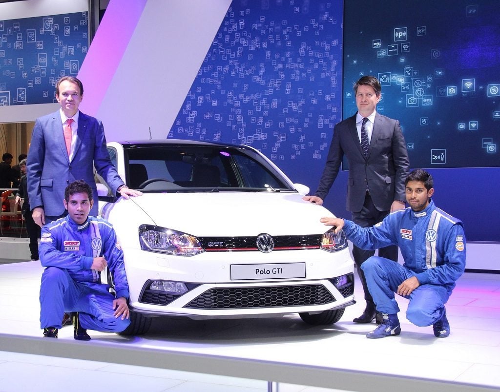Volkswagen Cars at Auto Expo 2016 Volkswagen polo gt india auto expo 2016