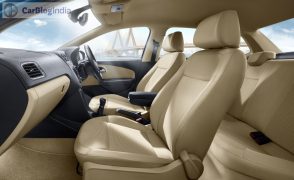 volkswagen ameo launch interior images seats