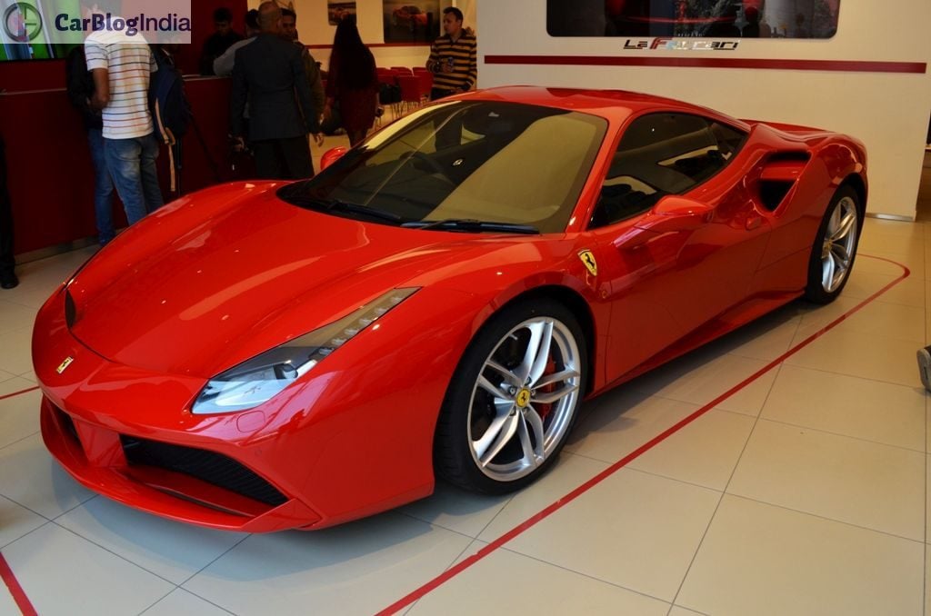 Ferrari 488 GTB India Launch front angle 1 1024x678