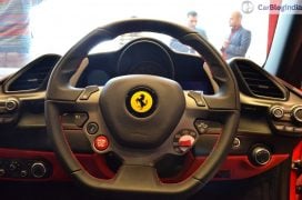 Ferrari 488 GTB India Launch steering