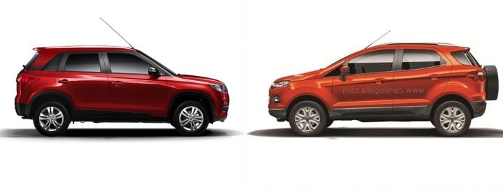 maruti vitara brezza vs ford ecosport