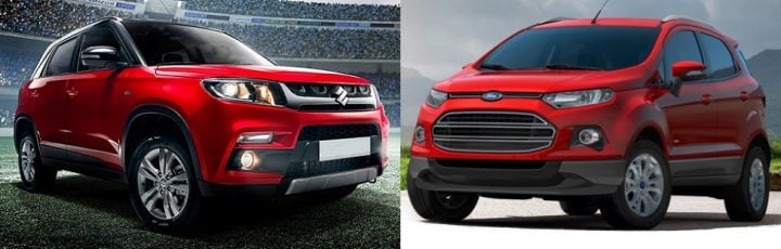 maruti vitara brezza vs ford ecosport banner