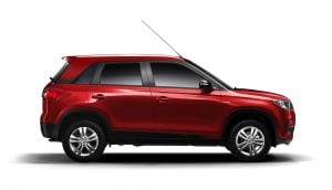 vitara Brezza Side red