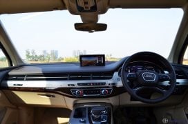 2016 Audi Q7 test Drive review dashboard