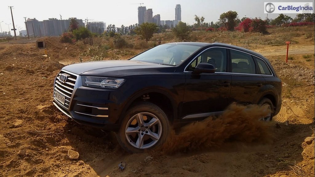 2016 Audi Q7 test drive review mud action