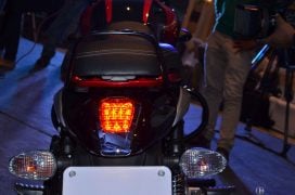 bajaj v15 blac red taillight