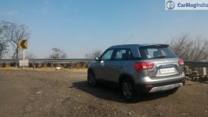 maruti vitara brezza review images rear angle 2