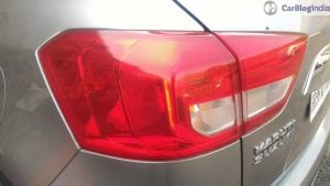 maruti vitara brezza review images tail lamp