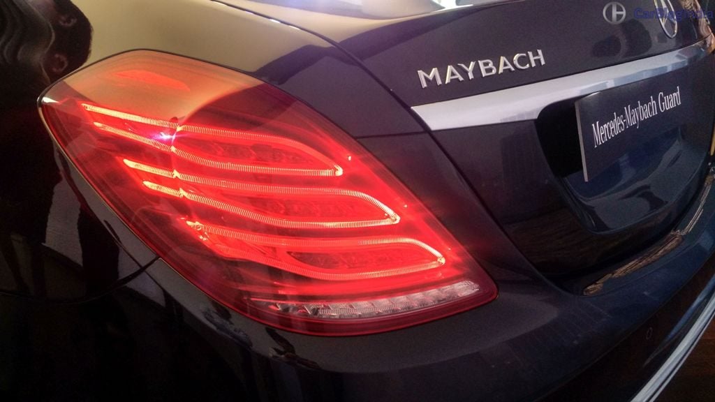 mercedes-maybach s 600 guard india tail light