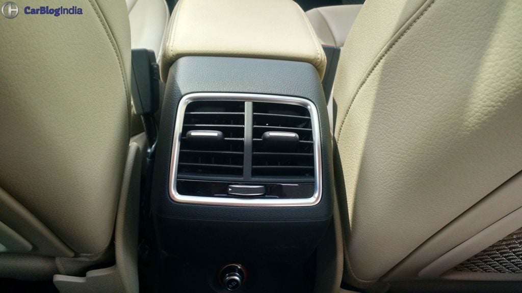 2015 audi q3 test drive review images rear ac vents CarBlogIndia