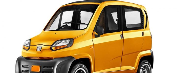 Bajaj Qute Small Car Front Side