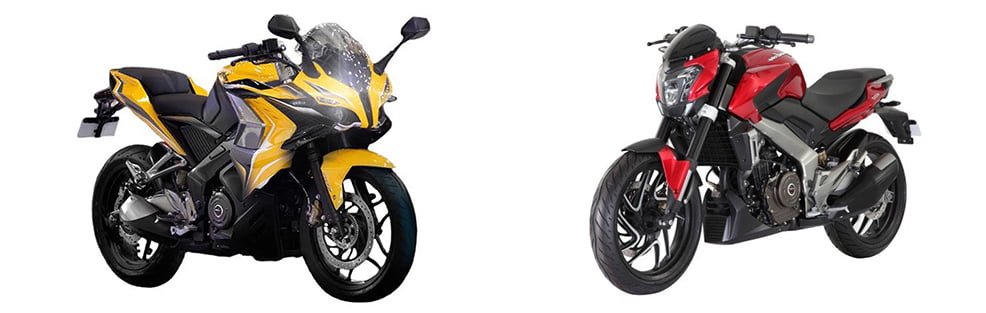 bajaj pulsar 400cc bikes - ss400 and cs400