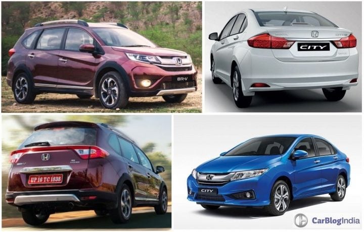 Honda Brv Vs Honda City Comparison Price Specs Features Design