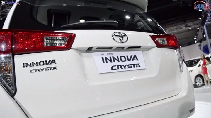 Toyota Innova Crysta Rear Close