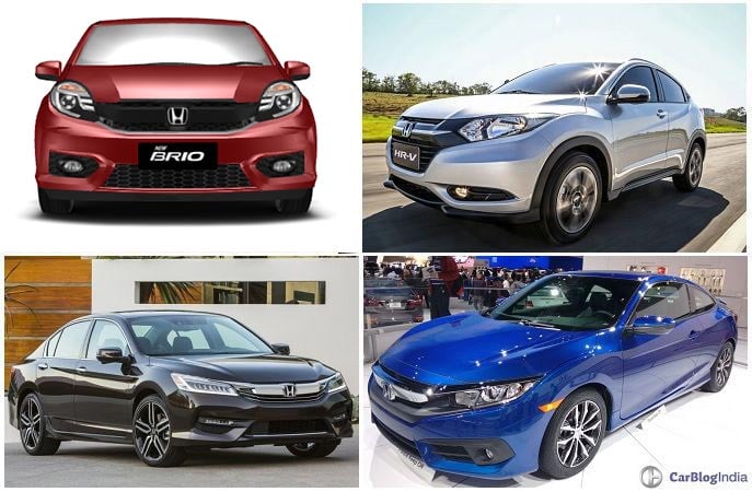 upcoming honda cars in india