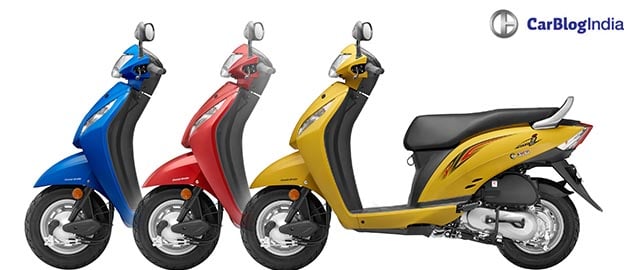 2016 honda activa i price colours