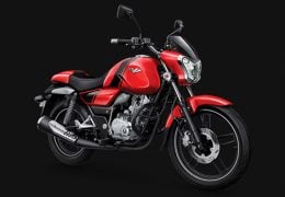 Bajaj v15 heroic red colour