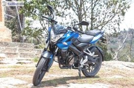 Bajaj Pulsar 150NS Images-Blue-Front-Angle-Headlight