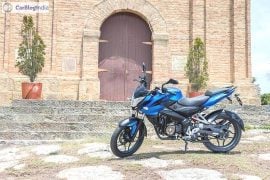 Bajaj Pulsar 150NS Images-Blue-Side-Profile