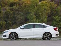 New Honda Civic Diesel India launch in April, 2017. 2016 Civic White Side Profile