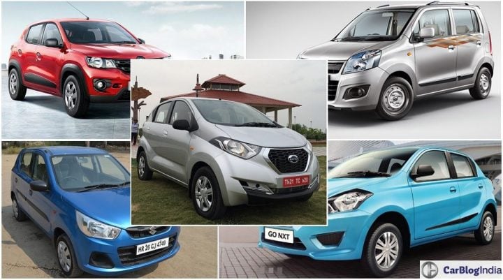 Renault Kwid vs Datsun Redi-GO vs Wagon R vs Alto K10 vs Datsun Go of price, specifications, features, interiors, design, details. Renault Kwid price, specs