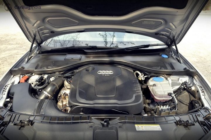 audi a6 matrix 35 tdi test drive review images engine bay