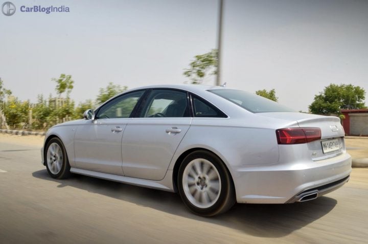 audi a6 matrix 35 tdi test drive review images-rear-angle-action-shot