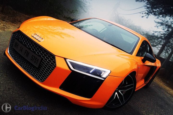 audi r8 v10 plus test drive review images