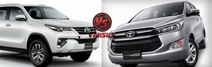 toyota innova crysta vs fortuner