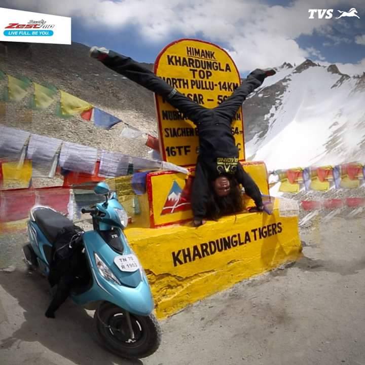 tvs-scooty-zest-110-himalayan-ride-by-anam-hashim-images- (2)