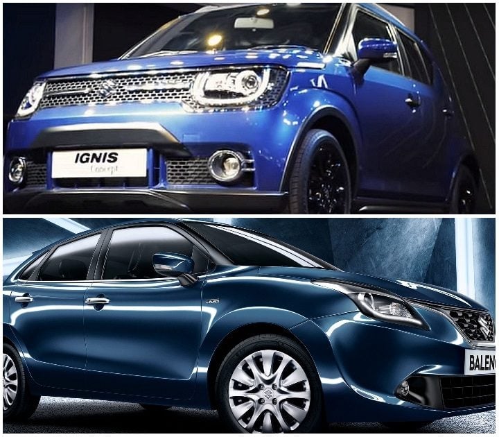 Maruti Ignis vs Baleno comparison