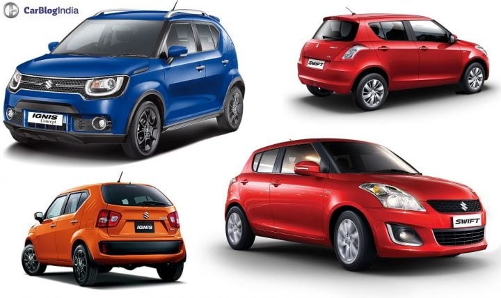 Maruti Ignis vs Swift Comparison Price, Specs, Features, Design, Dimensions, Mileage. Maruti Ignis vs Maruti Baleno Comparison. Maruti Ignis India launch