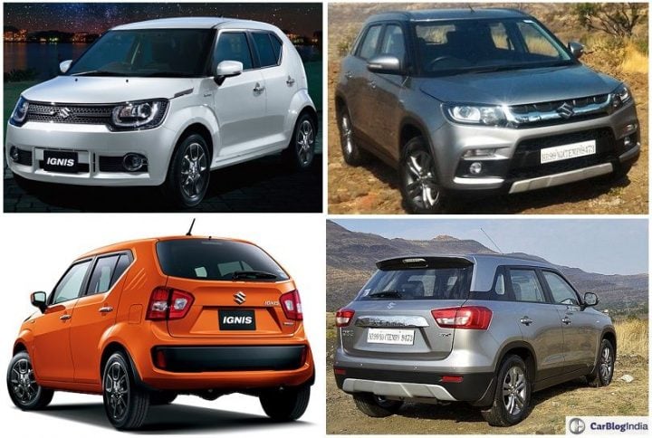 Maruti Ignis vs Vitara Brezza Comparison Price, Specifications