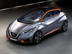 New Nissan Micra 2017 India Images front angle top