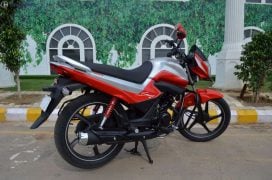 hero splendor ismart 110 test drive review-red-blue-front-angle