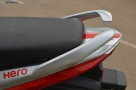 hero splendor ismart 110 test drive review-red-blue-front-angle