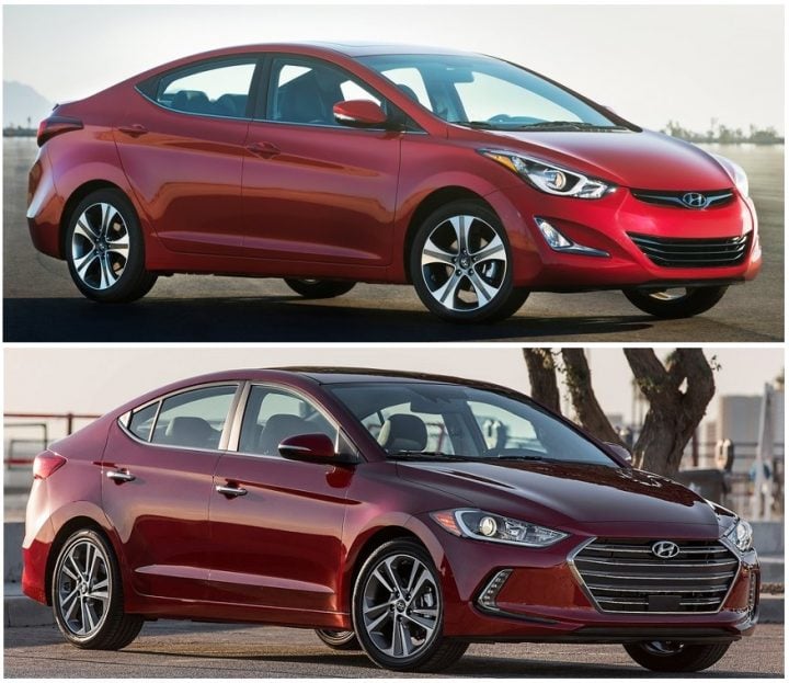 hyundai elantra new vs old