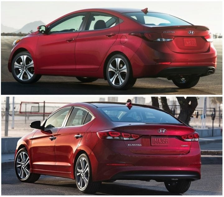 hyundai elantra new vs old