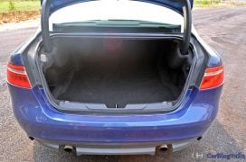 Jaguar xe test drive review boot space