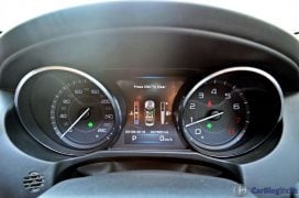 Jaguar xe test drive review dials