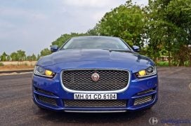 Jaguar xe test drive review front