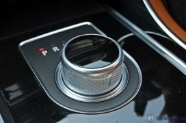 Jaguar xe test drive review gear selector knob