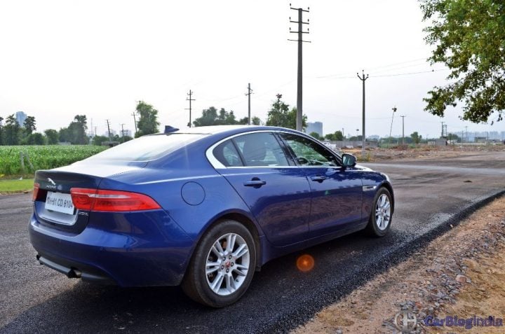 Jaguar XE Test Drive Review jaguar-xe-test-drive-review-rear-side