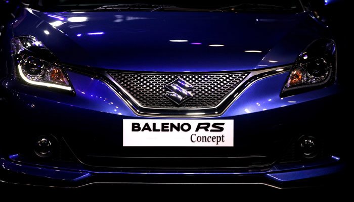 upcoming new cars in india 2017 maruti baleno rs india images front end