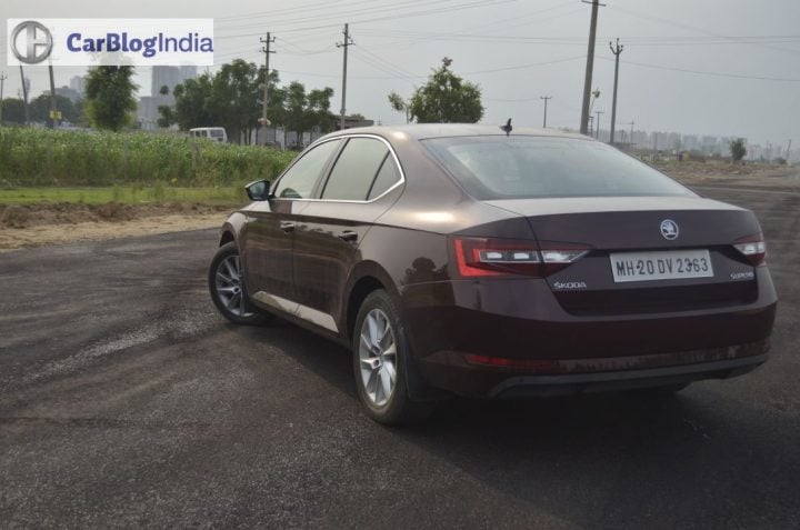 new skoda superb petrol review images