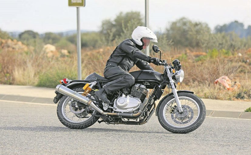 royal enfield interceptor 750 cc bike images side profile action photo