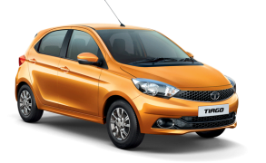 Tata tiago official image orange colour